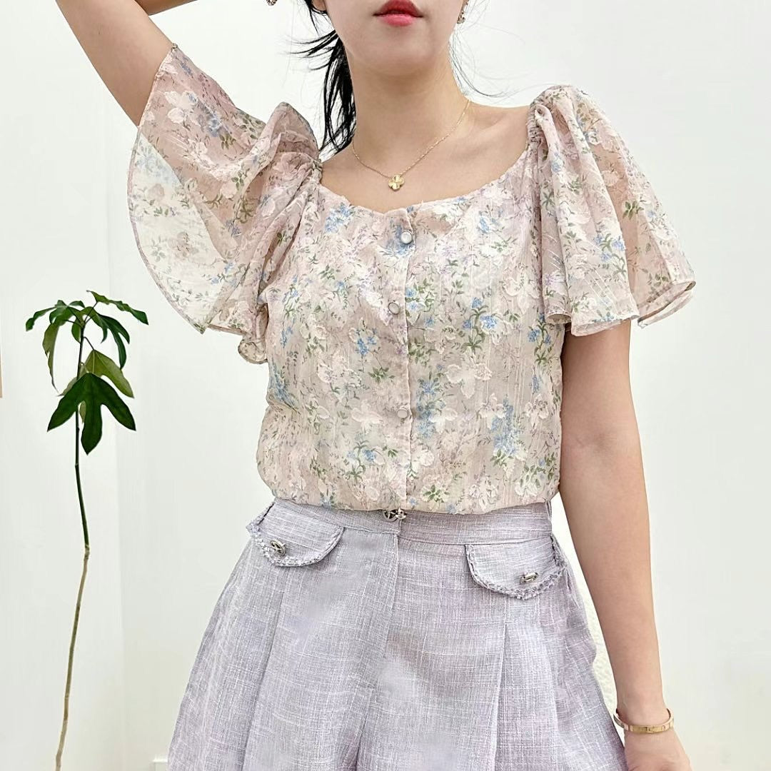 25YR1219 Floral Blouse