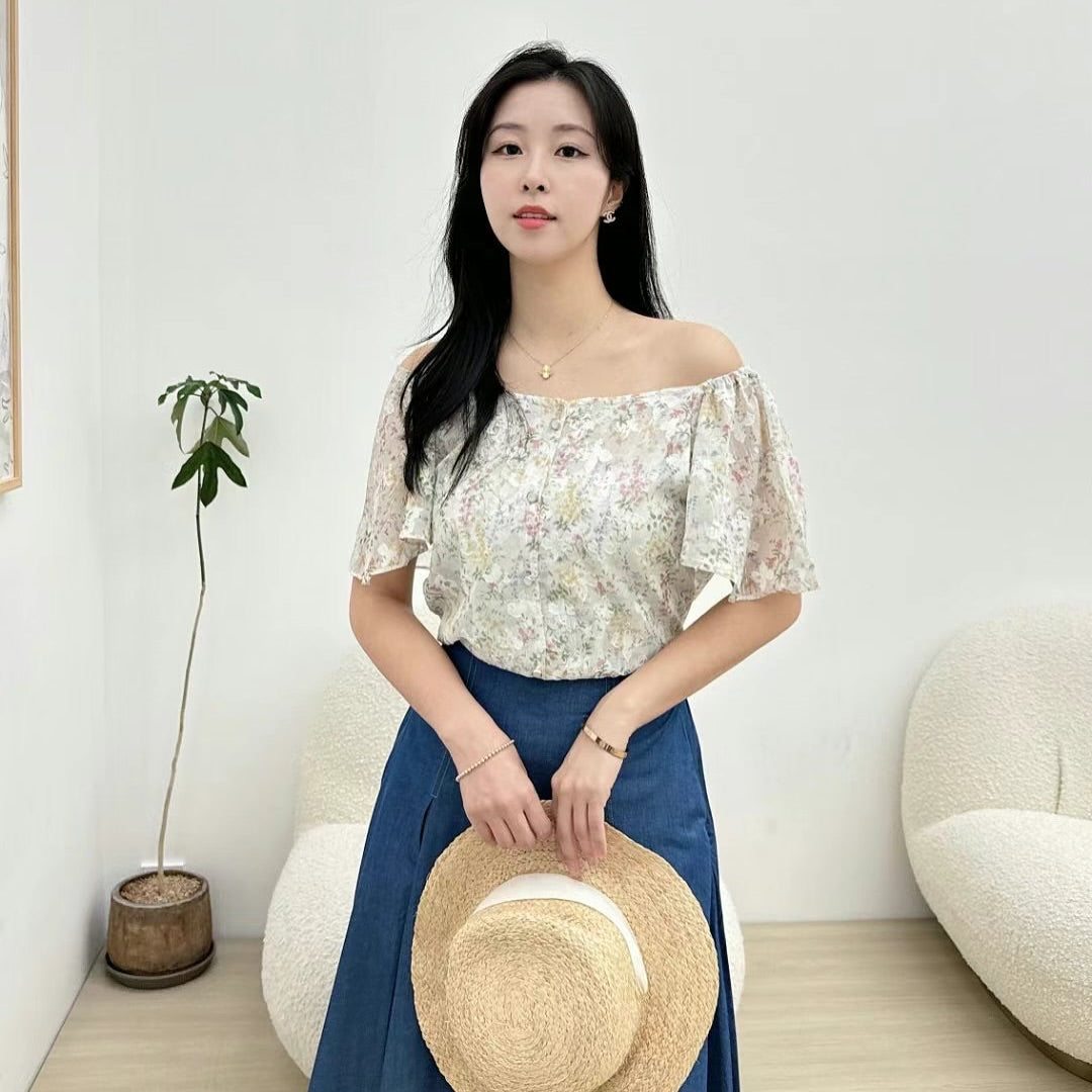 25YR1219 Floral Blouse