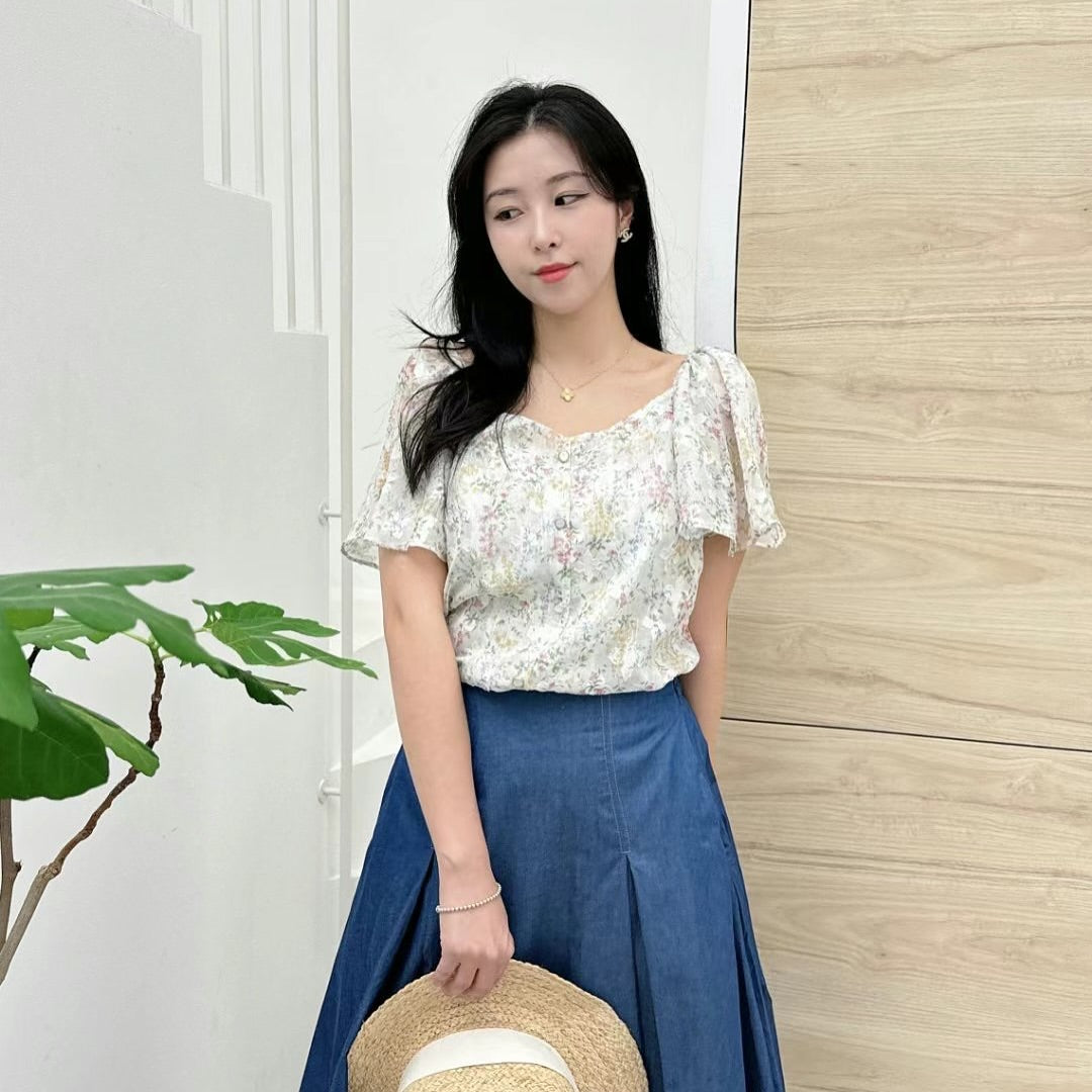 25YR1219 Floral Blouse