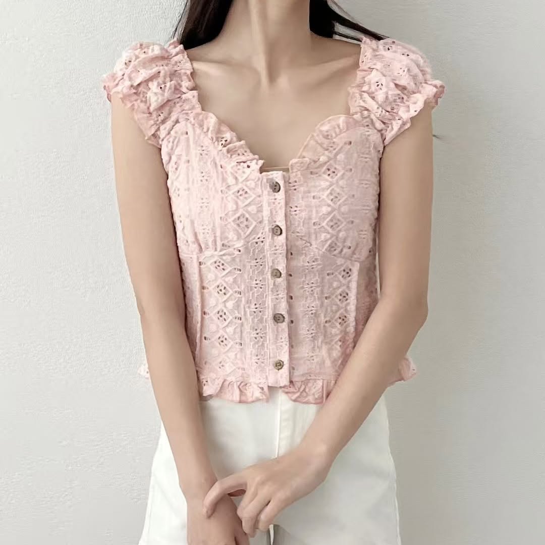 25YR1239 Ruffle Vest