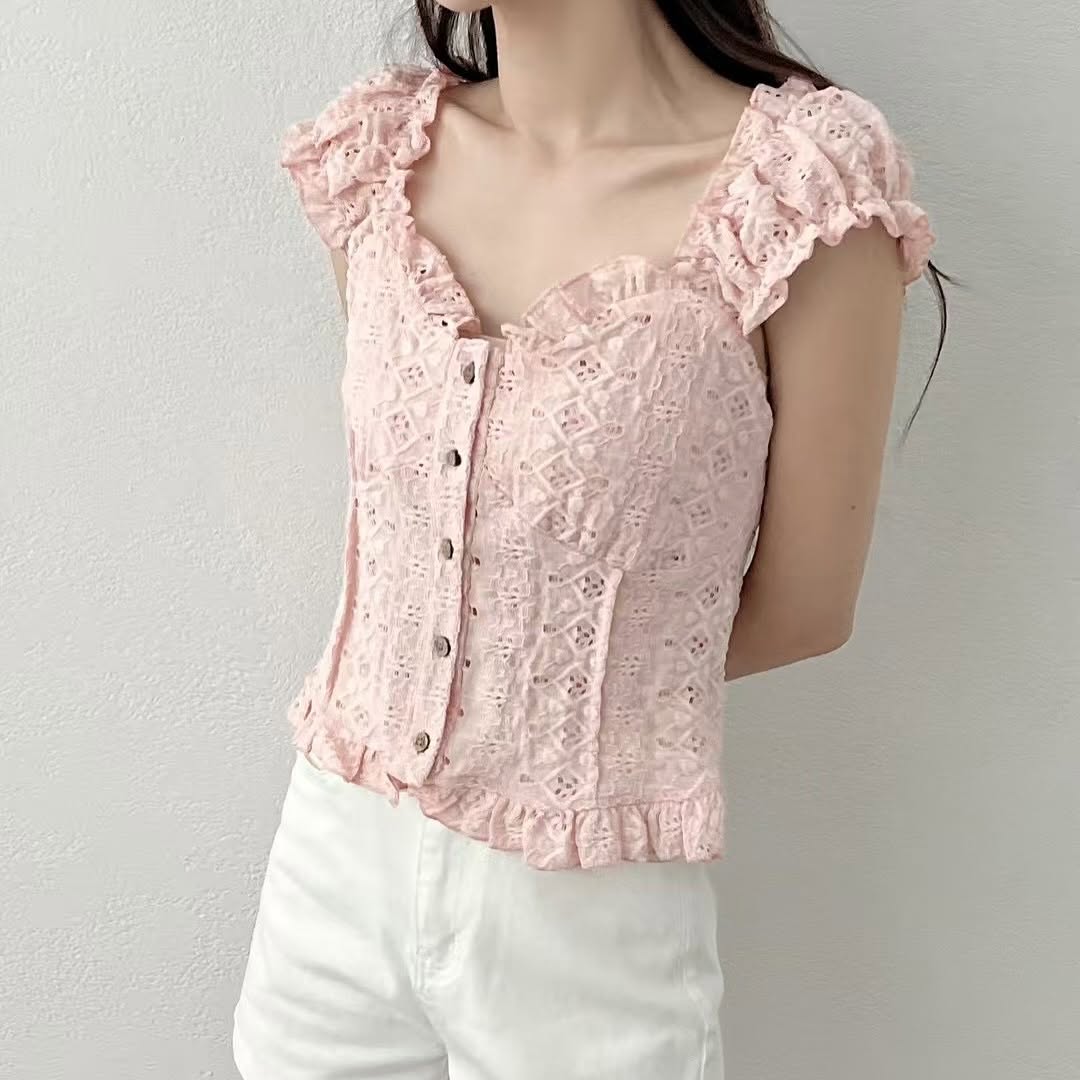 25YR1239 Ruffle Vest