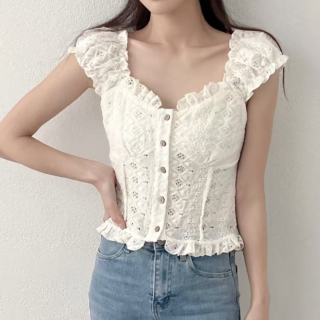 25YR1239 Ruffle Vest