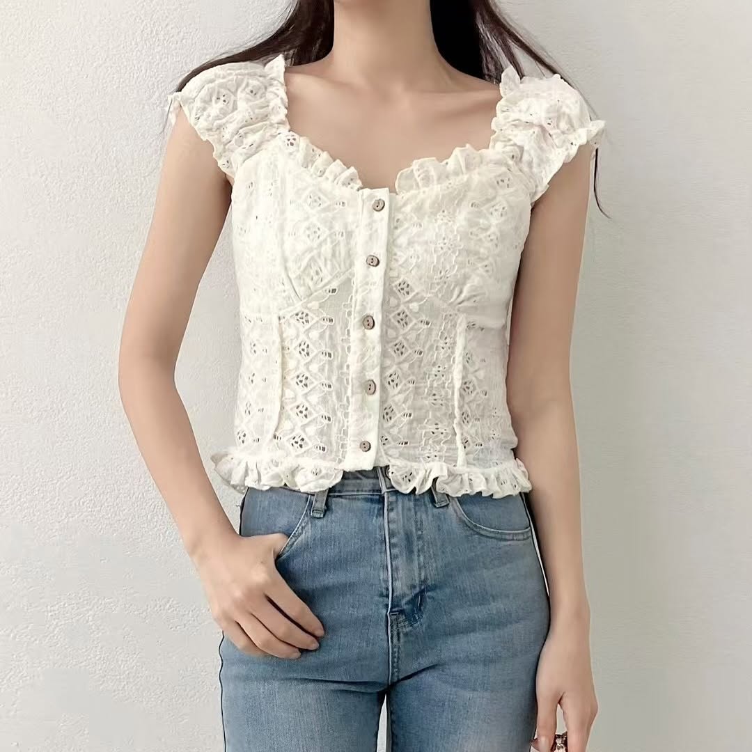 25YR1239 Ruffle Vest
