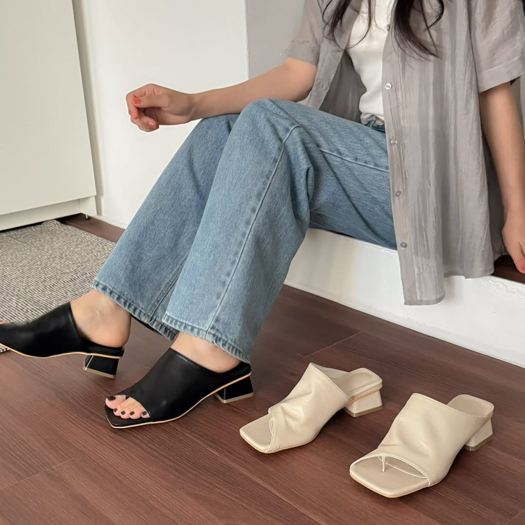 25YR1319 Slipper Heel 4cm