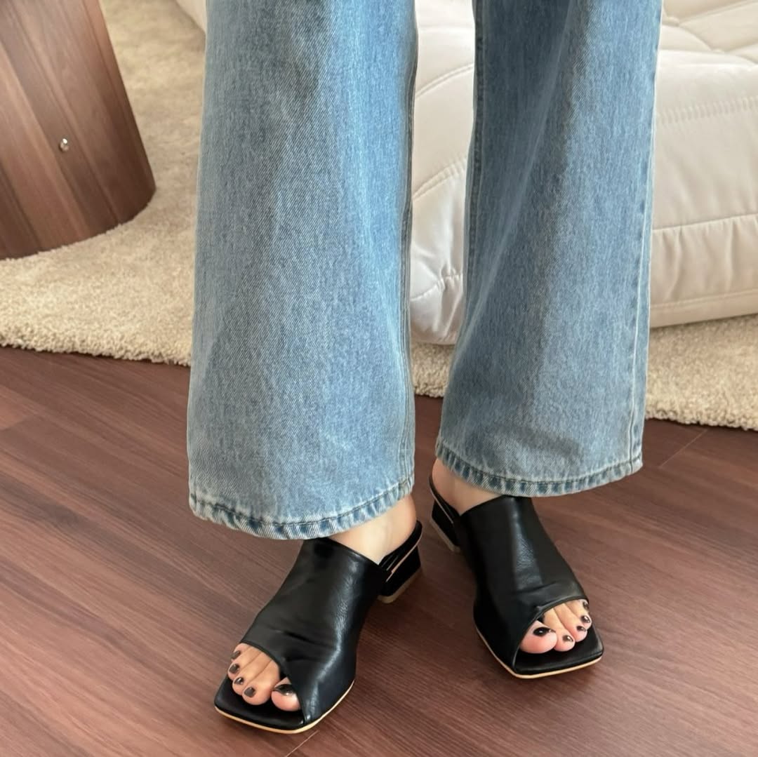 25YR1319 Slipper Heel 4cm