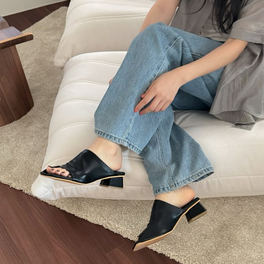 25YR1319 Slipper Heel 4cm