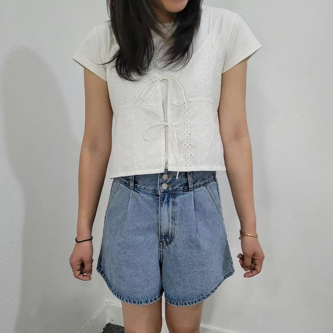 25YR1404 Denim Shorts