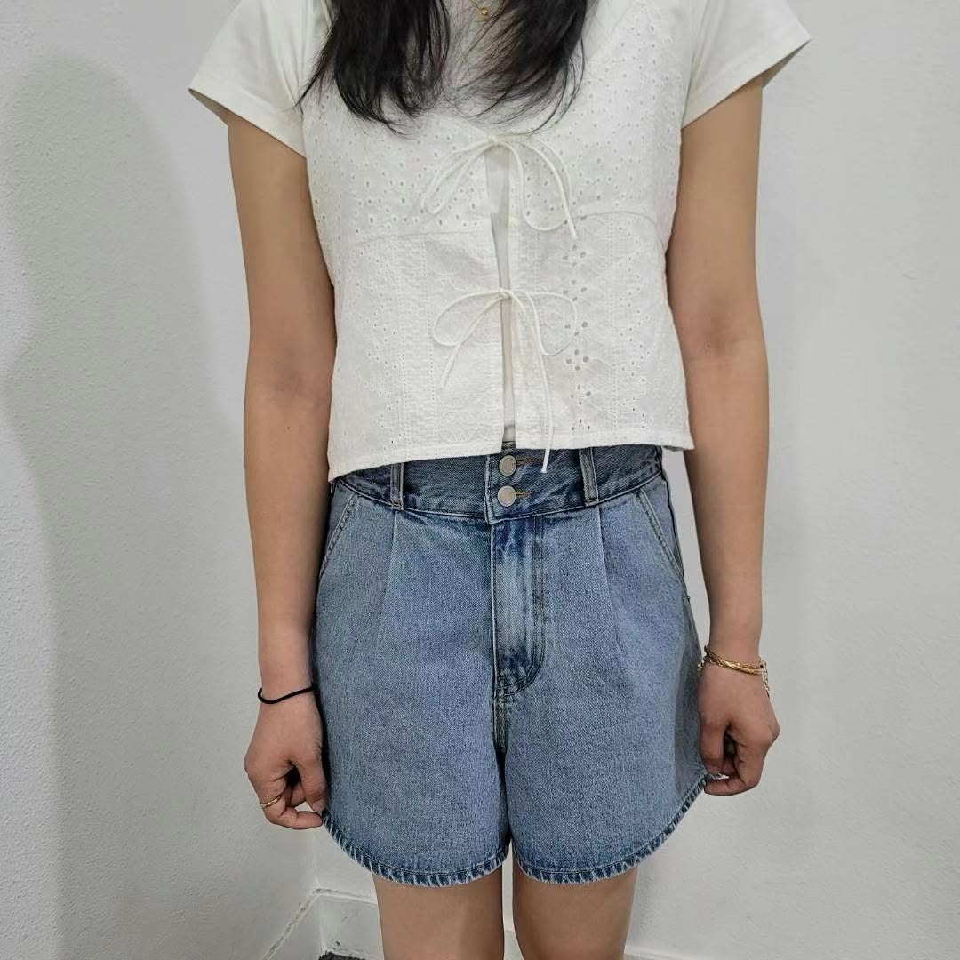 25YR1404 Denim Shorts