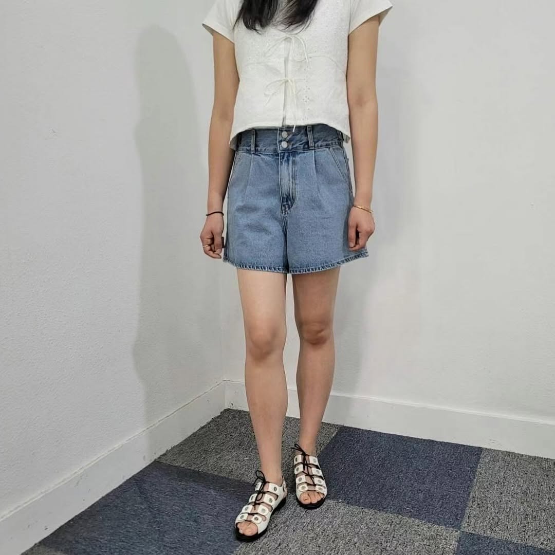 25YR1404 Denim Shorts