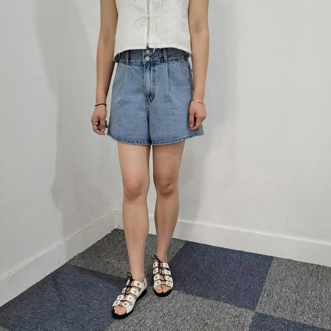 25YR1404 Denim Shorts