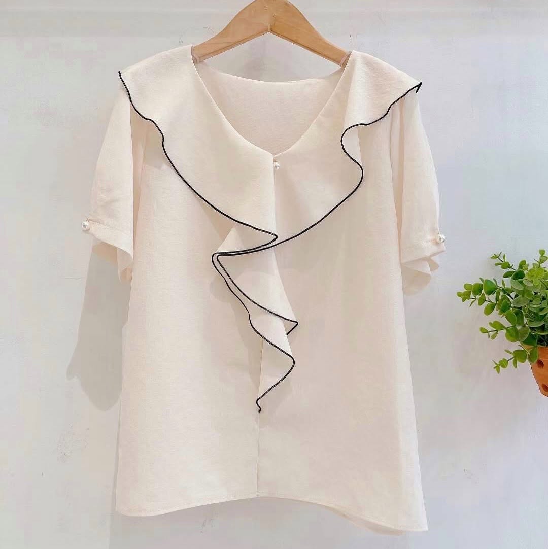 25YR1411 Ruffle Blouse
