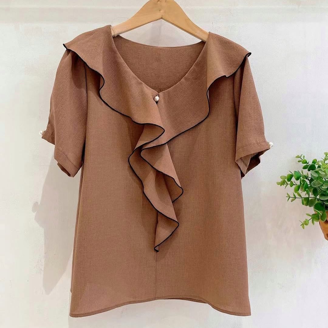 25YR1411 Ruffle Blouse