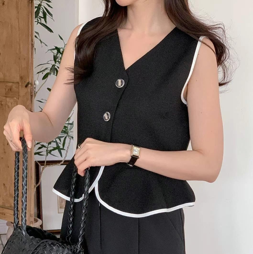 25YR1413 Vest Blouse