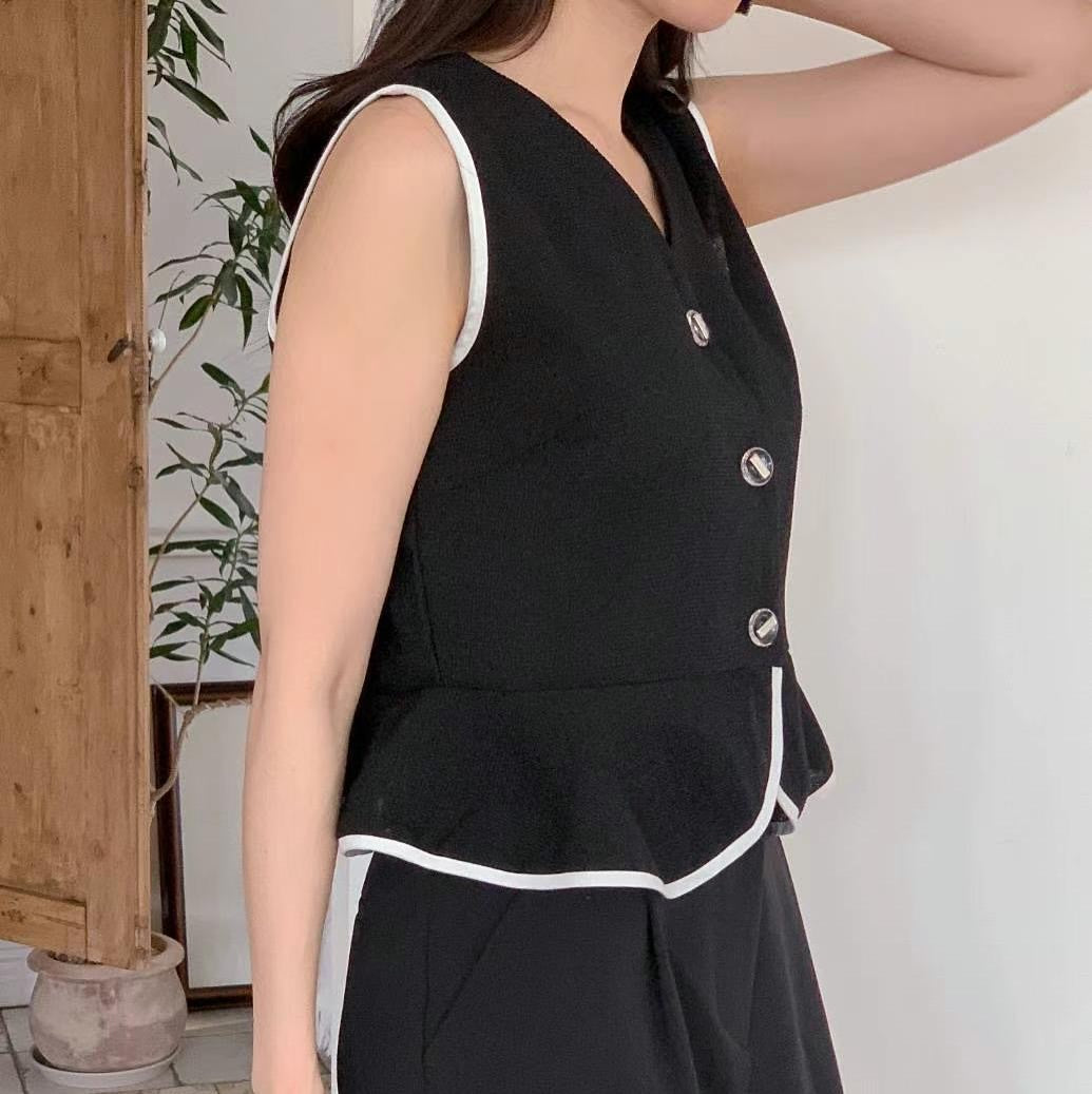 25YR1413 Vest Blouse