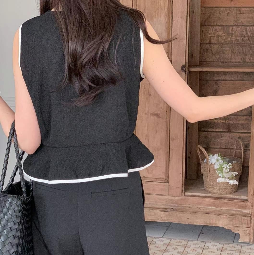 25YR1413 Vest Blouse