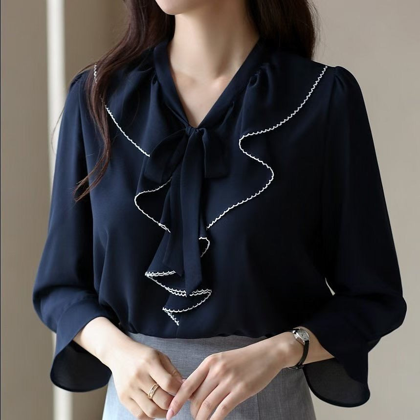 25YR1613 Ruffle Blouse