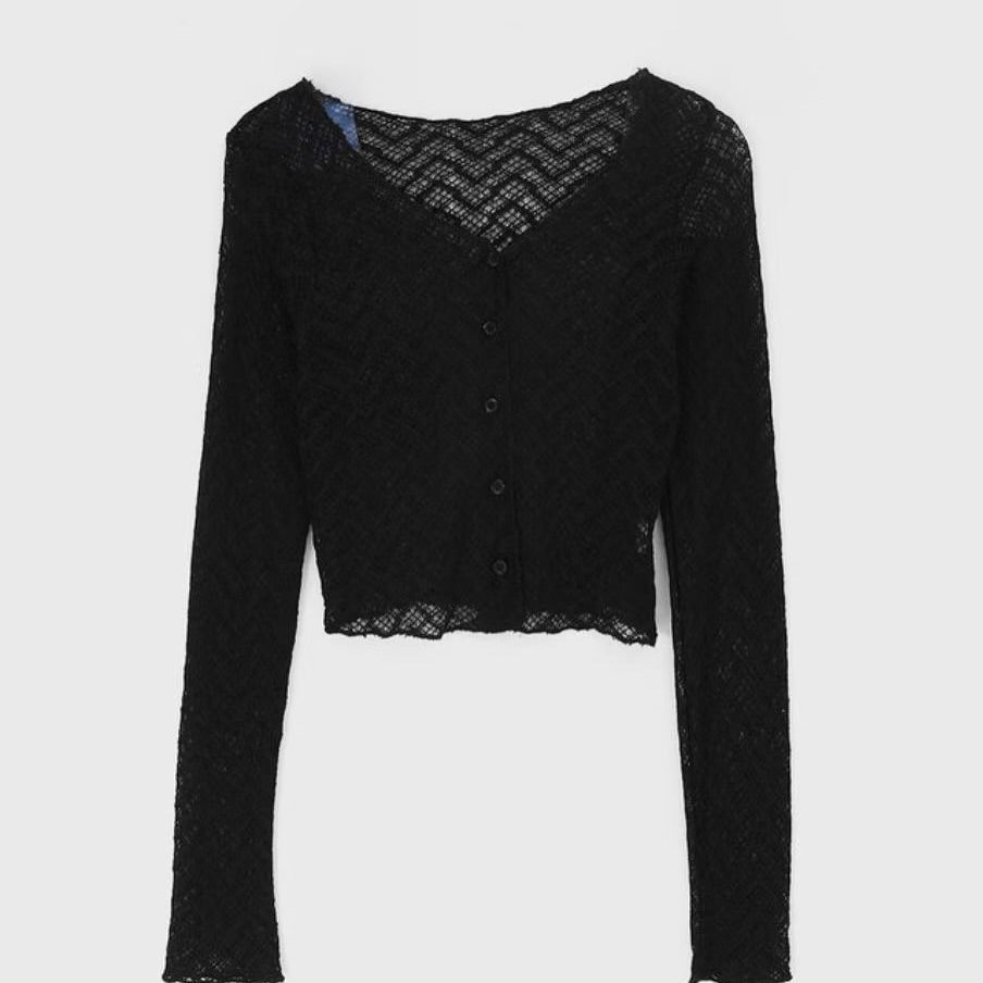 25YR1602 Lace Cardigan