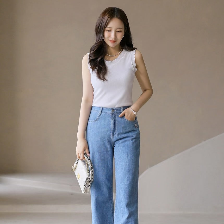 25YR1608 Ruffle Vest