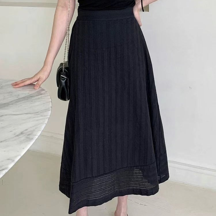 25YR1621 A Line Long Skirt