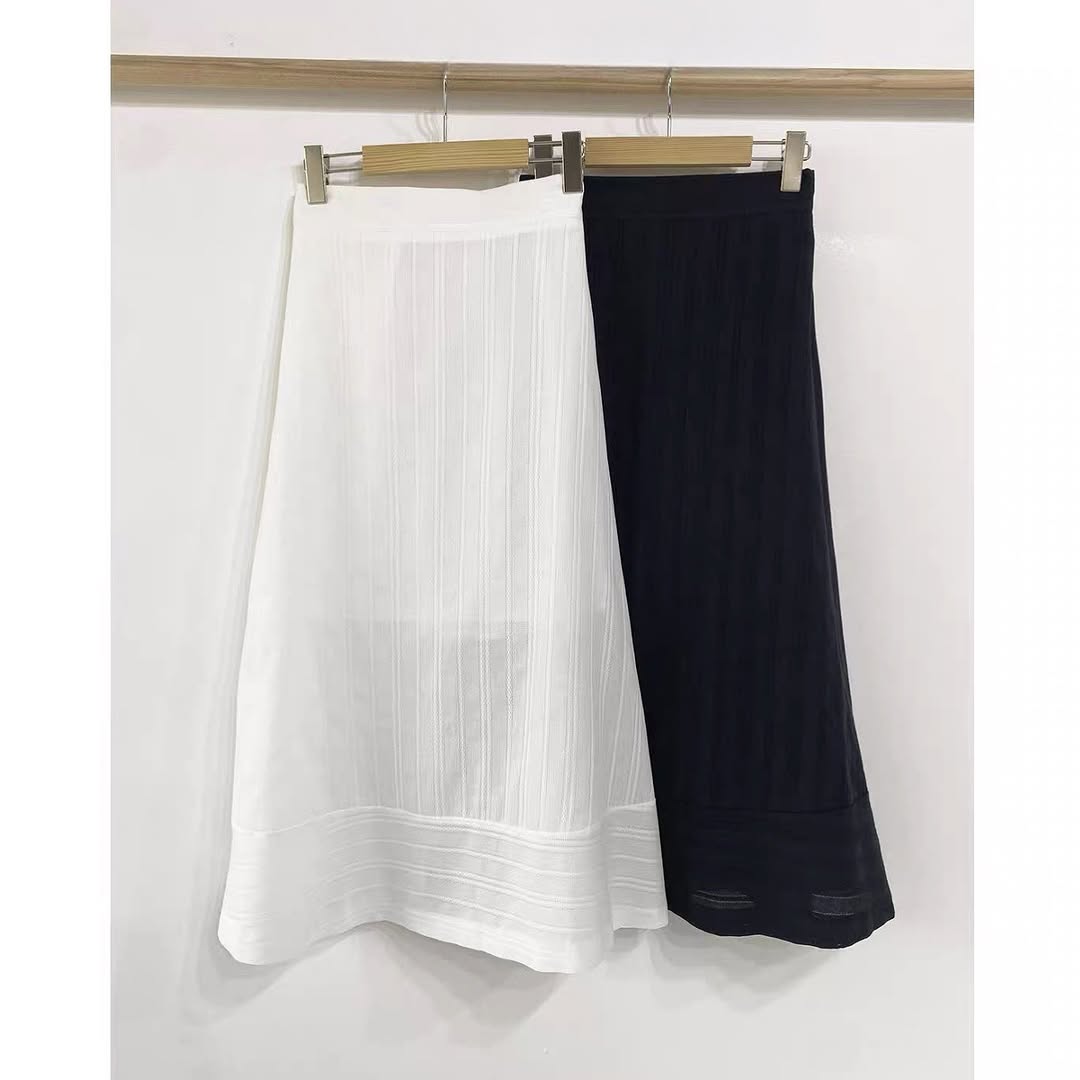 25YR1621 A Line Long Skirt