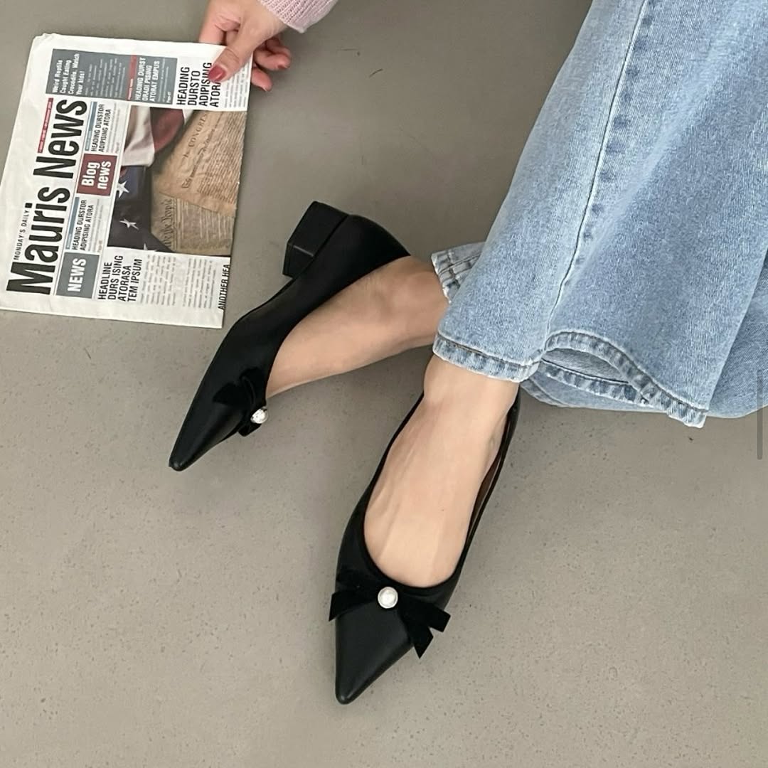 25YR1701 Ribbon Shoes 3cm