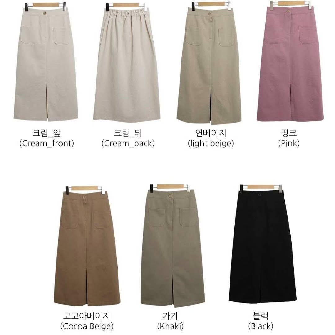 25YR1705 Pocket Skirt