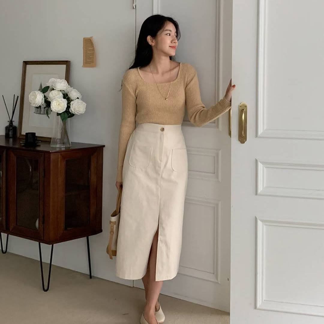 25YR1705 Pocket Skirt