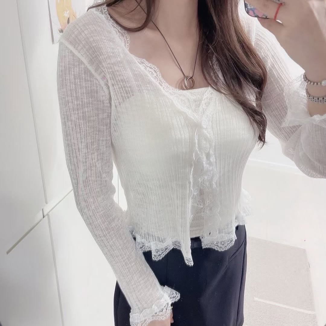 25YR1801 Lace Cardigan