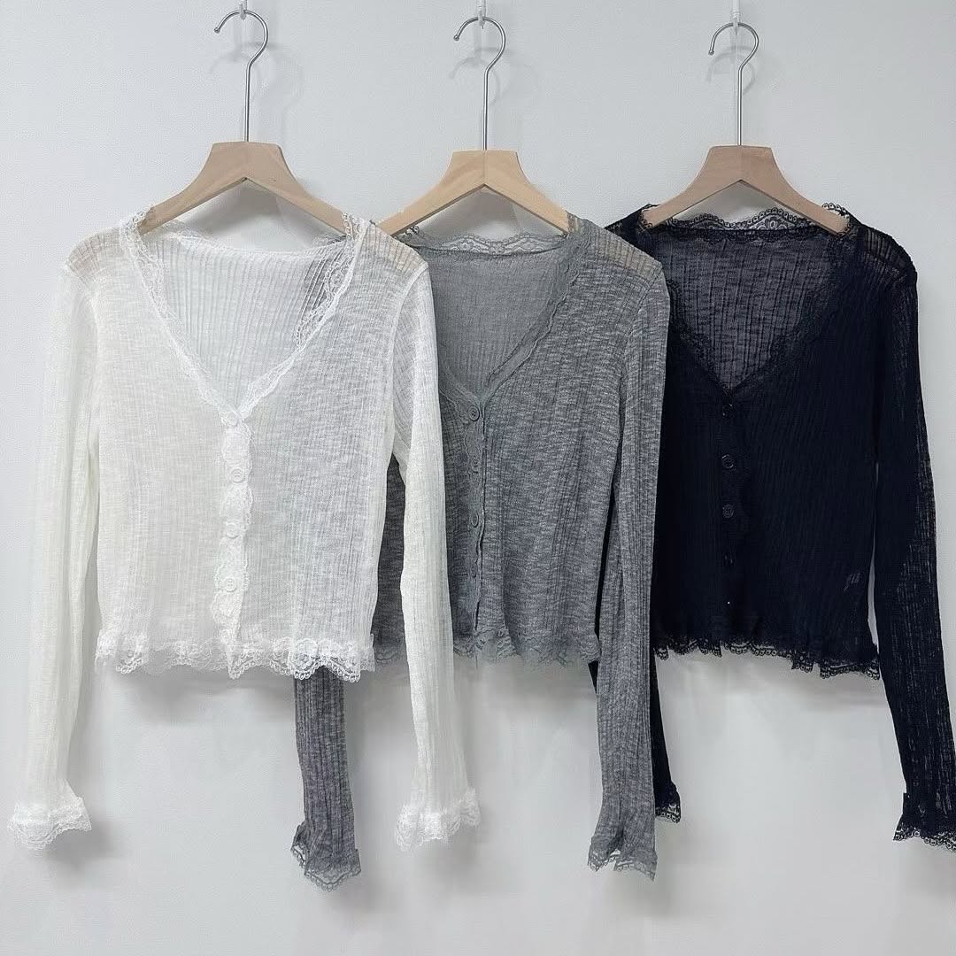 25YR1801 Lace Cardigan