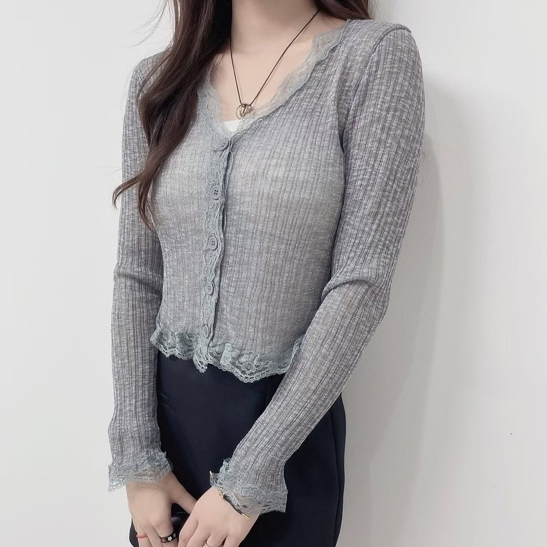 25YR1801 Lace Cardigan