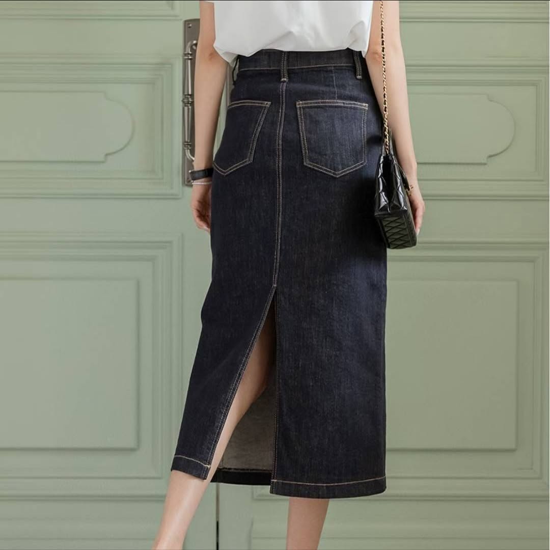 25YR1915 Denim Skirt