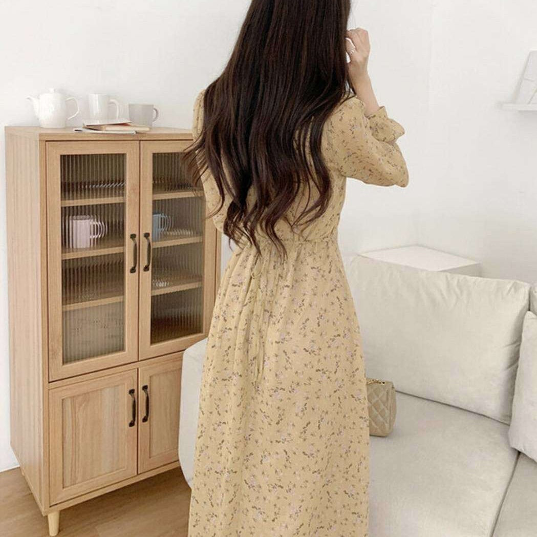 25YR2011 Floral Long Dress