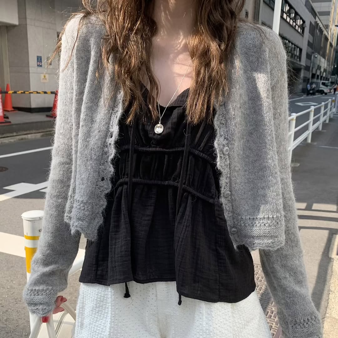 25YR2013 鏤空Cardigan