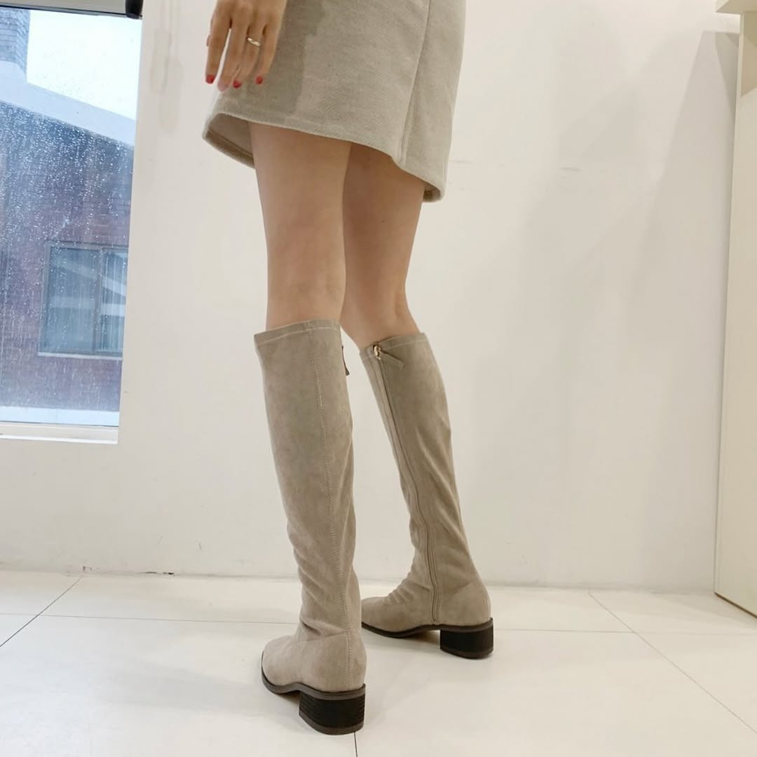 25YR2009 Suede Boot 4cm
