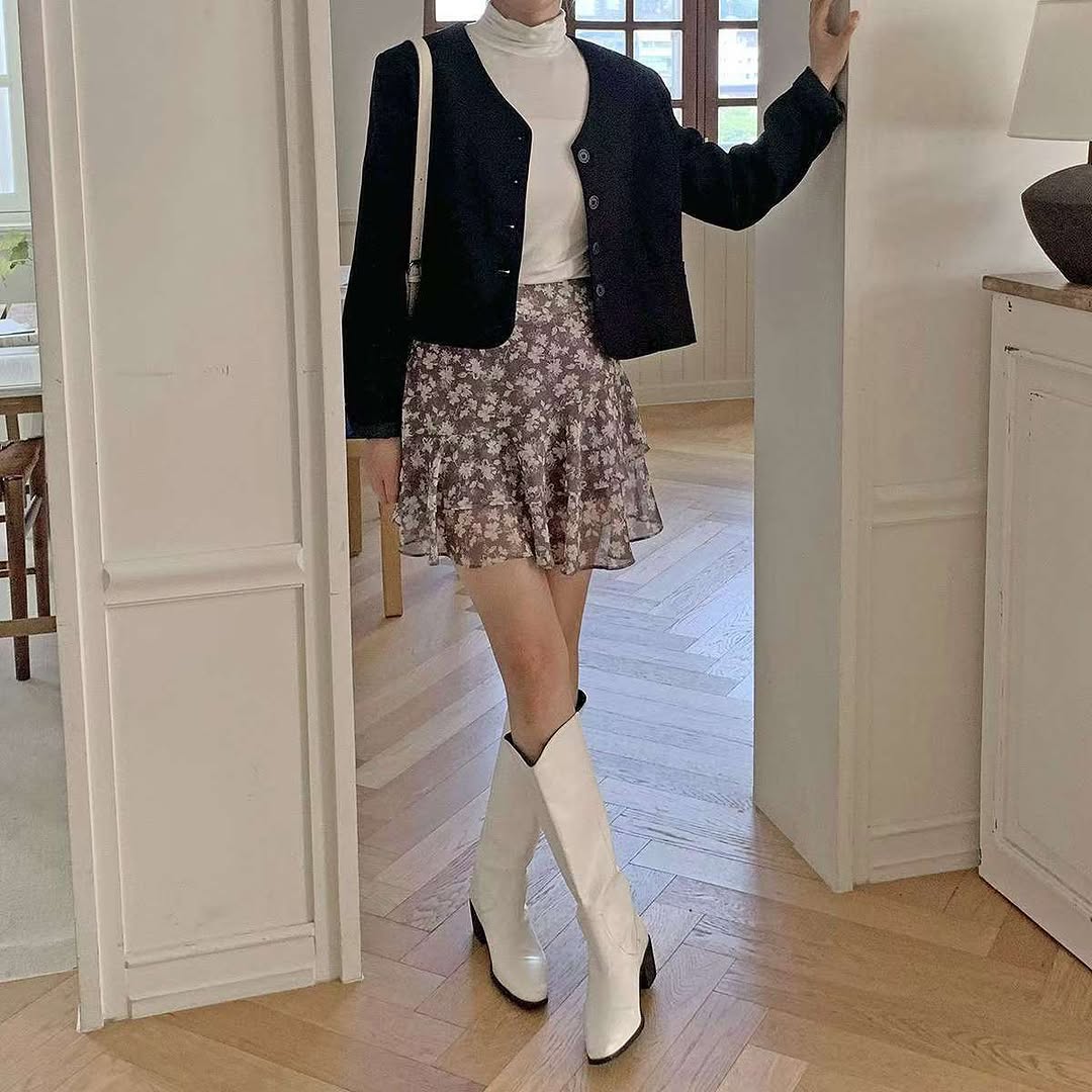 25YR2017 Floral Skirt