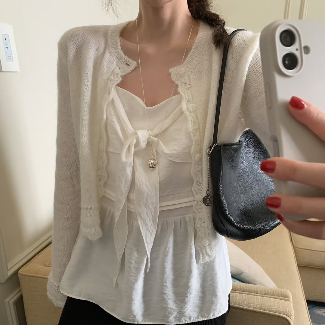 25YR2013 鏤空Cardigan