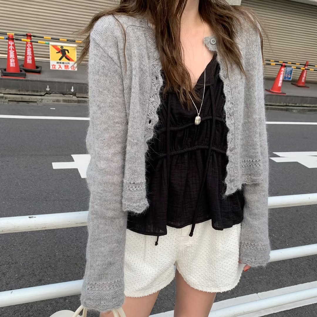 25YR2013 鏤空Cardigan
