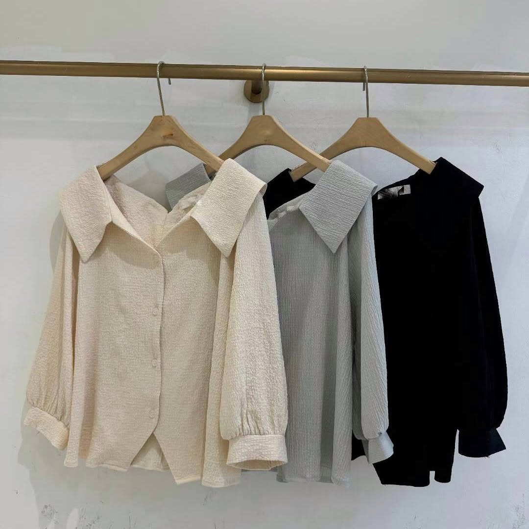 25YR2105 小反領Blouse