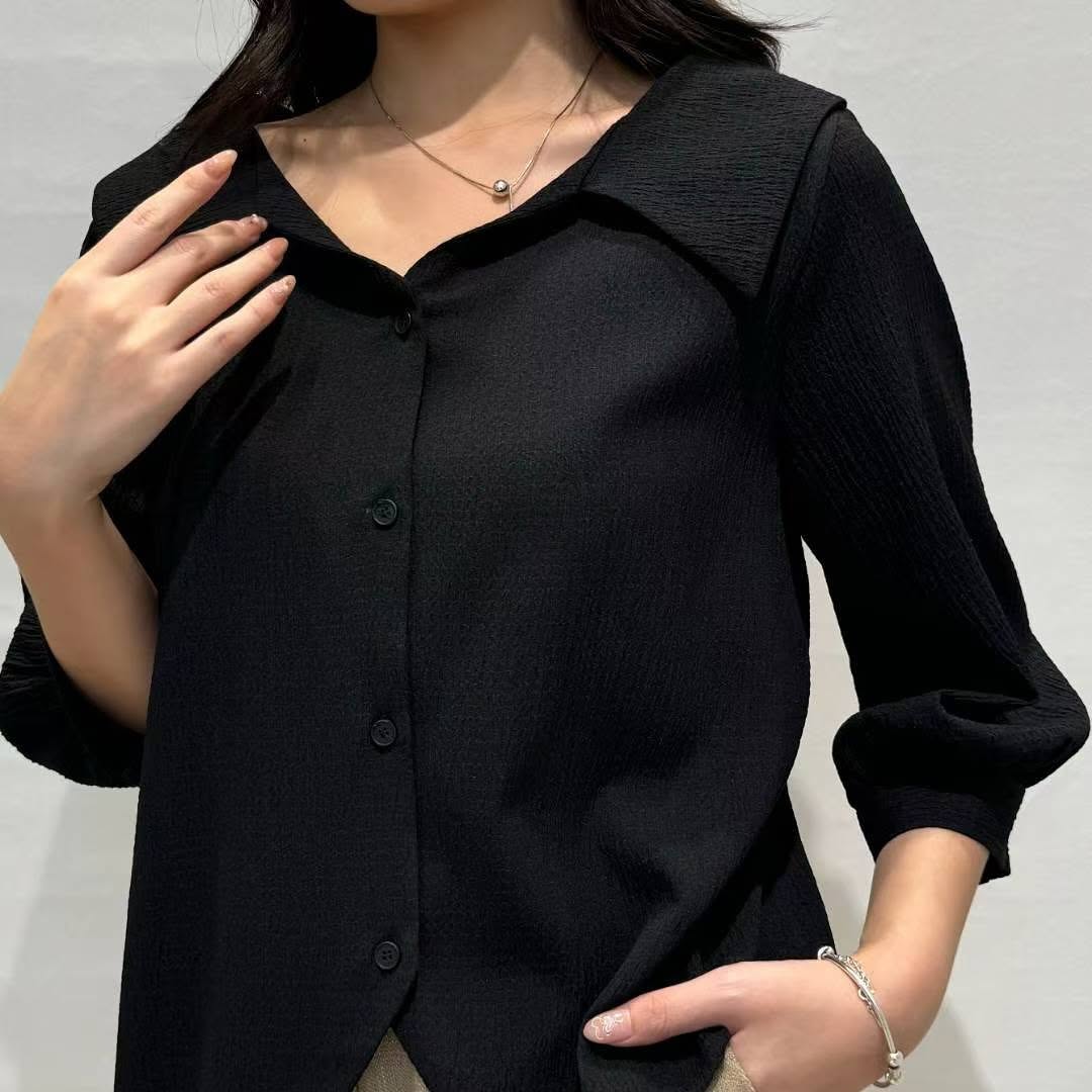 25YR2105 小反領Blouse