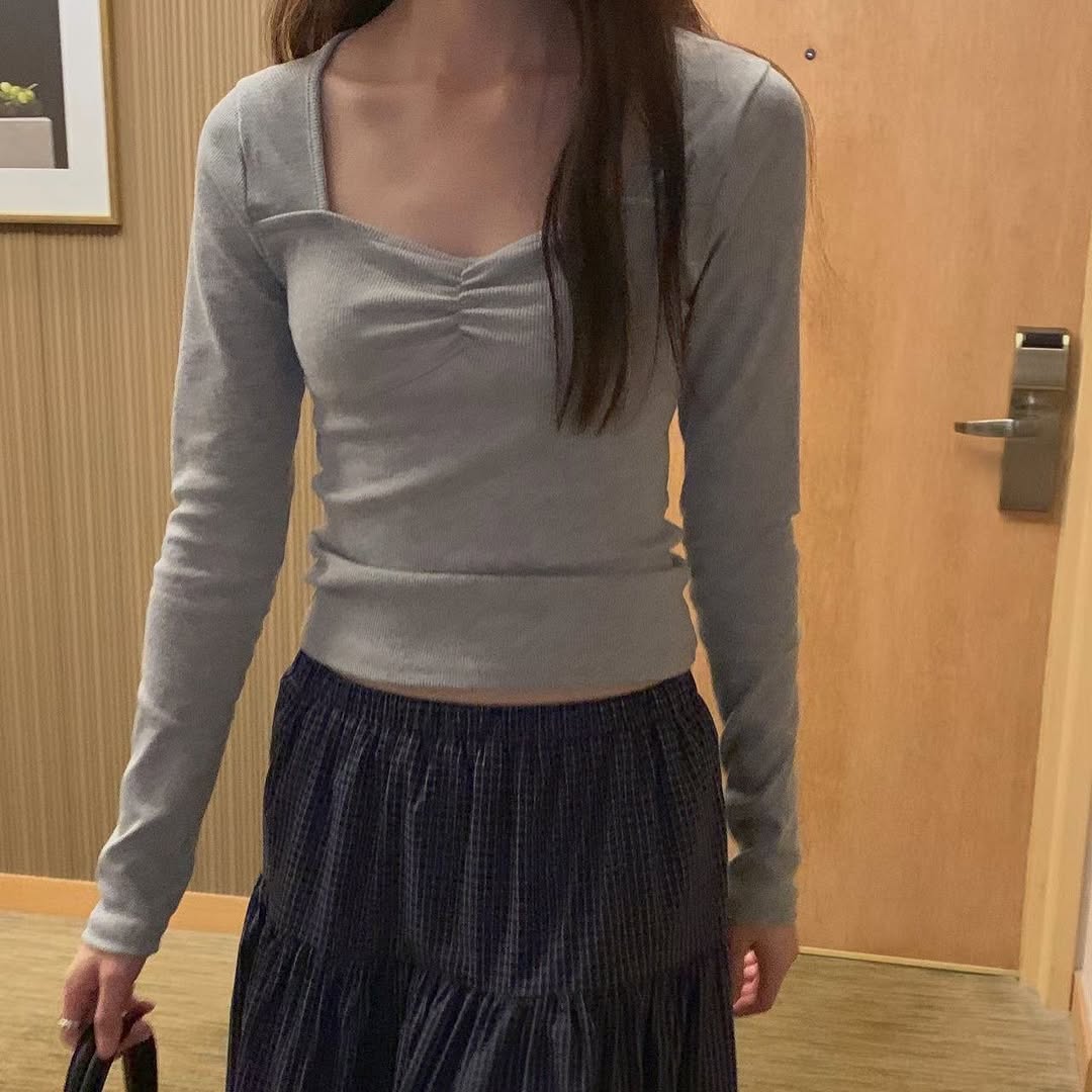 25YR2104 小皺褶Top
