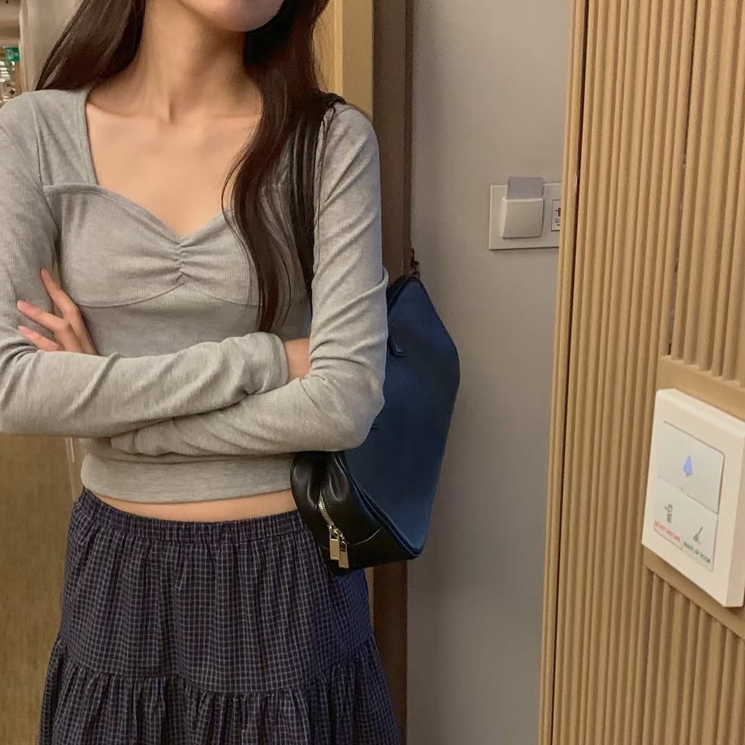 25YR2104 小皺褶Top