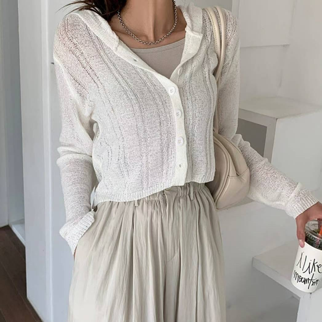 25YR2107 Button Cardigan