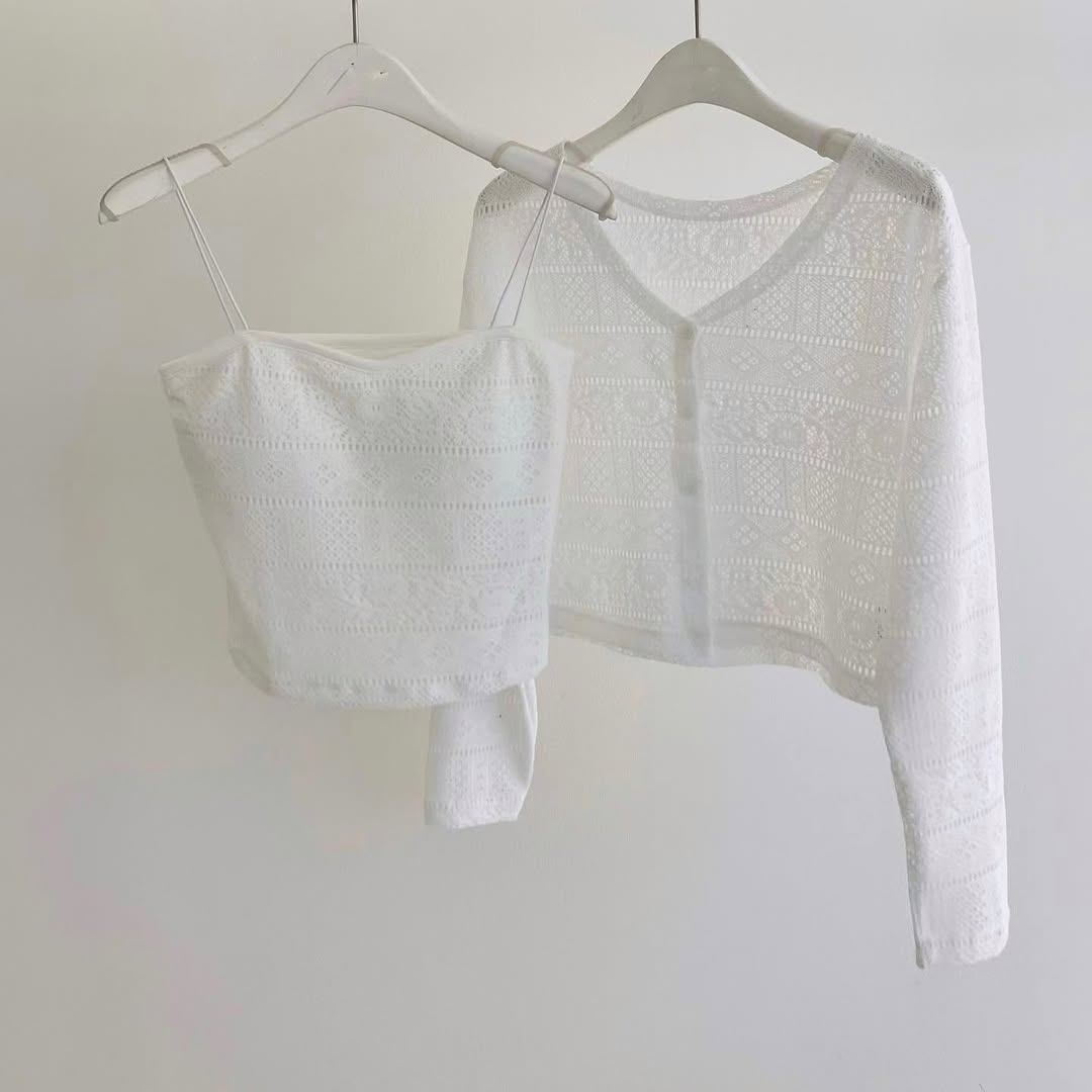 25YR2209 Cardigan Set