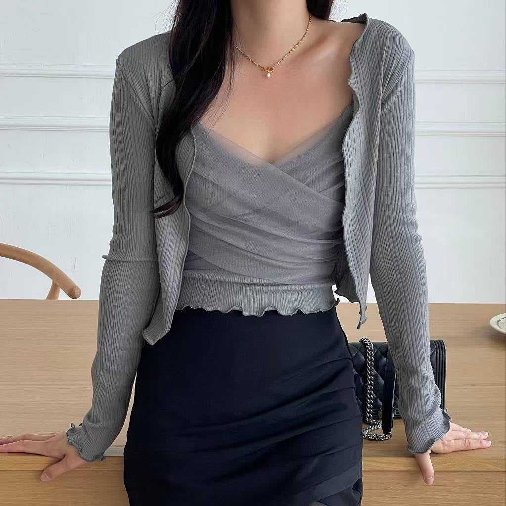 25YR2207 Sasa Cardigan Set