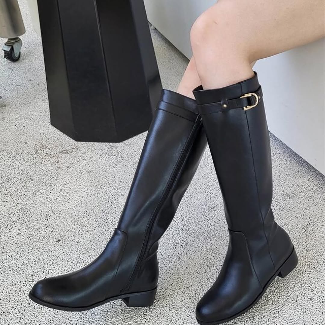 25YR2212 真皮長boot 4cm