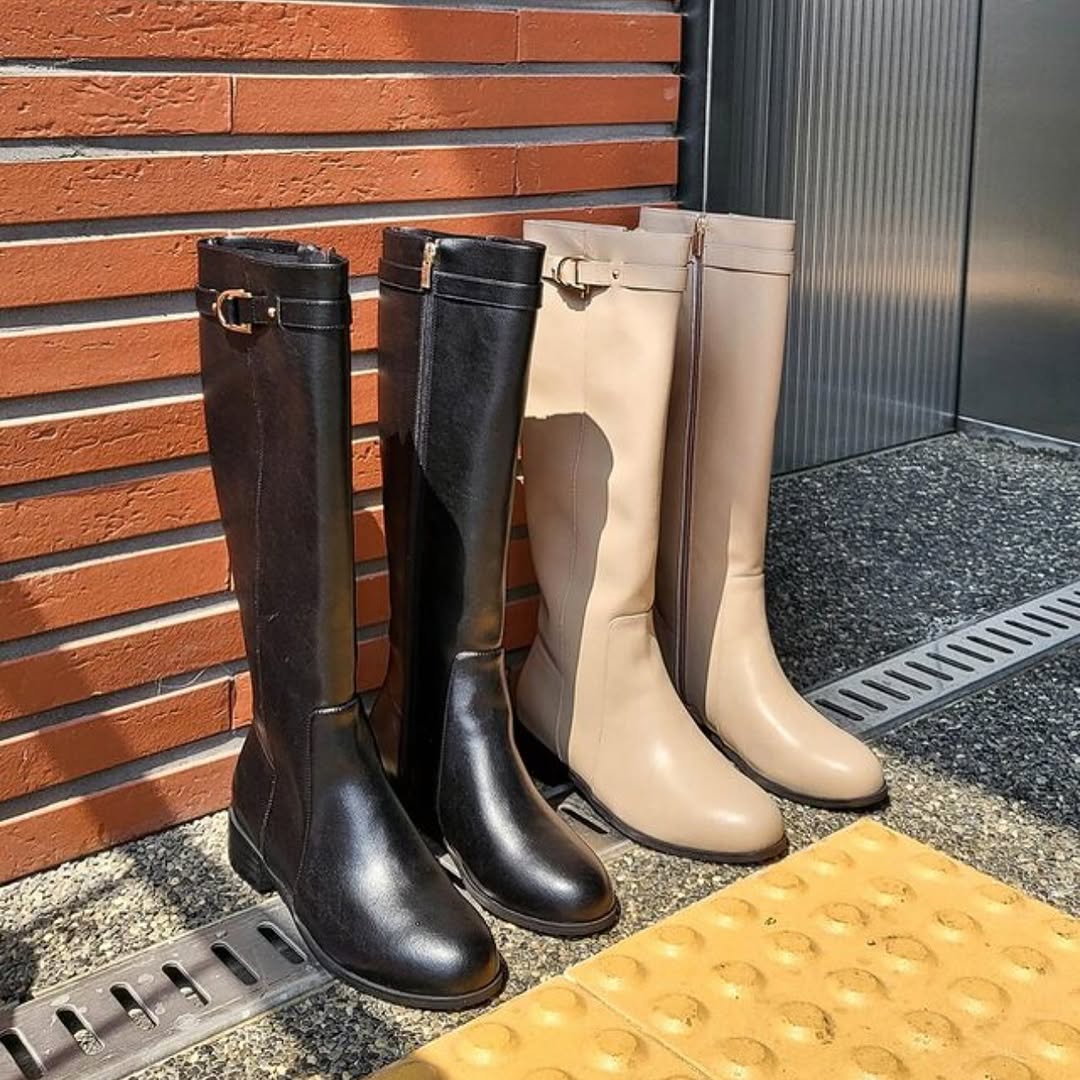 25YR2212 真皮長boot 4cm