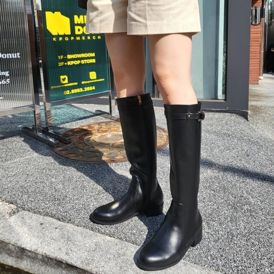 25YR2212 真皮長boot 4cm