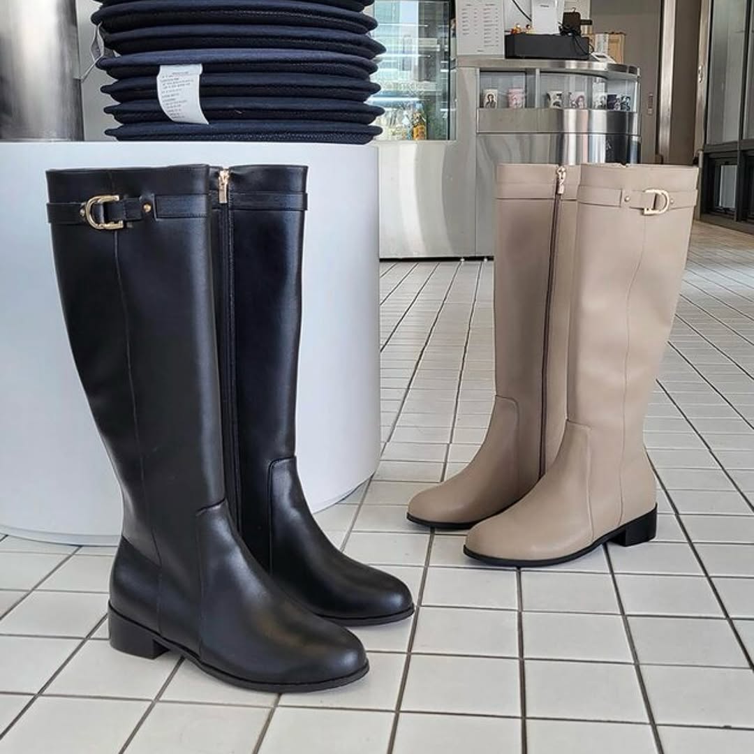 25YR2212 真皮長boot 4cm