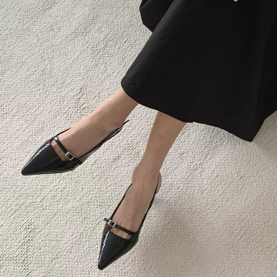 25YR2306 尖頭Heel Shoes 6cm