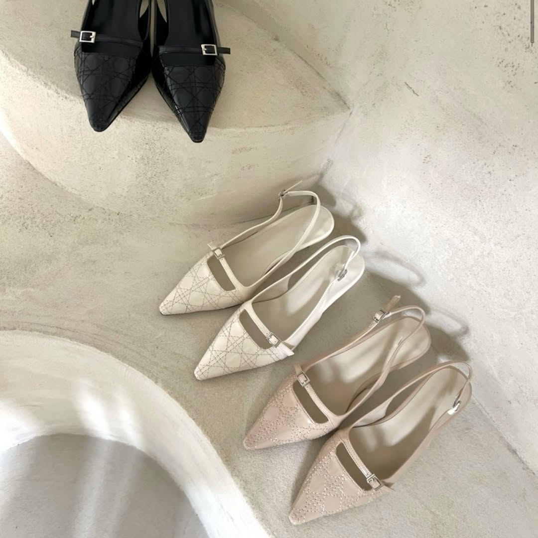 25YR2306 尖頭Heel Shoes 6cm